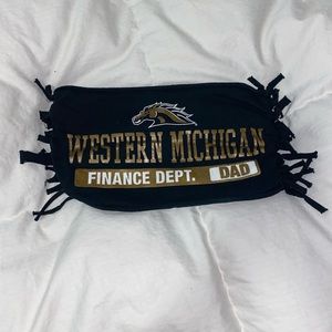 Worn once college cropped top t shirt